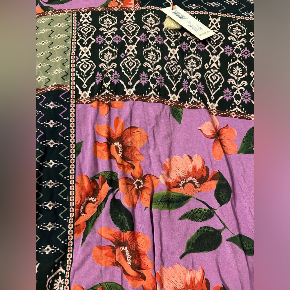 Johnny Was Multicolor Patchwork Blouse - image 7